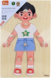 Houten inlegpuzzel – jongen