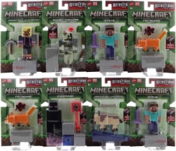 minecraft actiefiguur 8 cm met portaaldeel