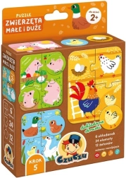 Puzzle animaux petits et grands – premiers puzzles et jeu simple