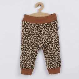 Baby-katoenen sweatpants Nicol Mia bruin