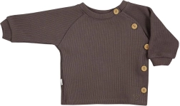KOALA Pure long-sleeve baby shirt brown