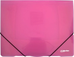 Map met elastiek eCollection roze A4