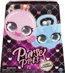 Purse Pets porte-clés 2-pack – charms animaux de luxe aux yeux mobiles