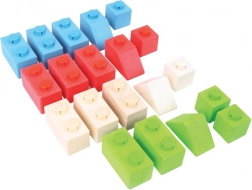 Bigjigs Baby Ensemble de construction en bois Primary Set