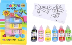 Glass Paints with Glitter 5+1