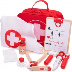 BIGJIGS TOYS Doctor’s Kit – wooden medical set for kids