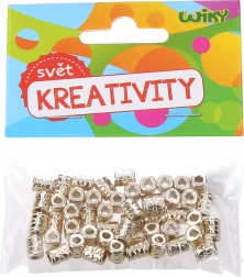 Gouden kralen 5x7 mm