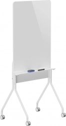 mobiel magnetisch whiteboard op wieltjes Ergo Office, 119 × 79 cm