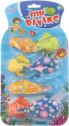Duikvisjes voor in het water – set van 4