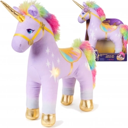 Pluchen eenhoorn WILDSTAR met licht 35 cm – UNICORN ACADEMY