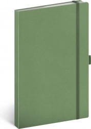 Notitieboek Notique groen gelijnd 13 × 21 cm