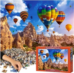 Kleurrijke ballonnen Cappadocië - Castorland puzzel 2000 stukjes