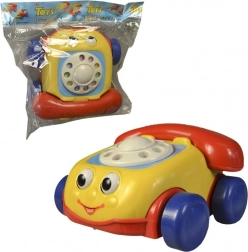 Trektelefoon met touwtje 18 cm