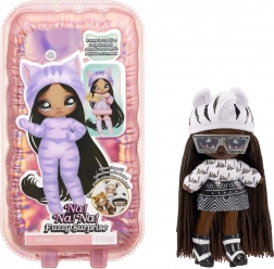 NA! NA! NA! Fuzzy Surprise Zebra Girl – soft fashion doll with accessories
