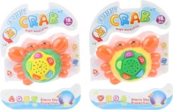 Geluidmakende krab op batterijen voor de allerkleinsten