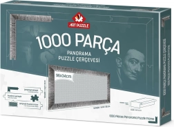 Cadre pour puzzle 96x34 cm argenté