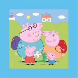 Puzzel met lijst PEPPA PIG 60 stukjes