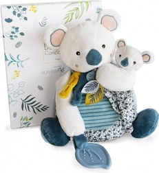 Doudou cadeauset – koala Yoca met baby 25 cm