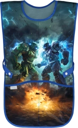 Children's apron with robots BAAGL