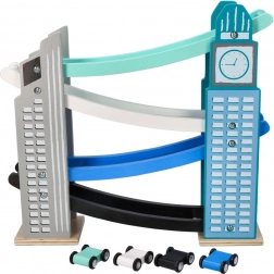 Houten racebaan Wolkenkrabber-Companion