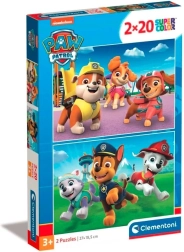 Puzzle 2×20 pieces Paw Patrol
