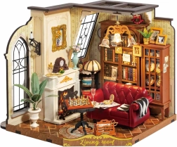 Rolife DIY 3D houten puzzel woonkamer met LED-verlichting