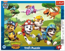 Puzzel PAW Patrol Geweldige hondentrucs 25 stukjes