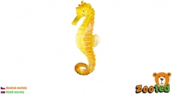 Hippocampe en plastique zooted 8 cm en sachet