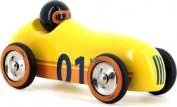 Vilac houten auto old sport geel