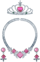 Princess set with necklace – pink