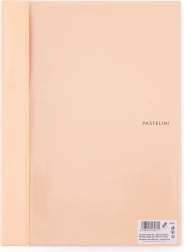 snelbinder a4 pvc met voorvak pastelini abrikoos