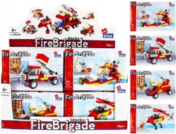 Firefighter building set with figure – 4 variants