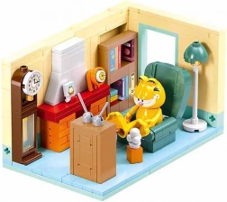 Sluban Garfield in de woonkamer bouwset