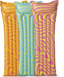 Opblaasbare luchtbed met kleurrijke print