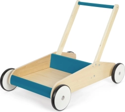 Small Foot houten loopwagen blauw