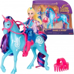 Unicorn Academy Isabel en River – meisjesfiguur met eenhoorn en accessoires