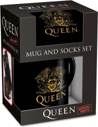 Queen heren cadeauset met mok en sokken