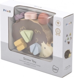 VIGA PolarB Houten speelgoed Egel met schroeven Montessori