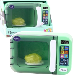 Children's Microwave Oven with Sounds and Lights Green