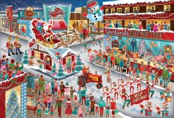 Puzzle Défilé du Père Noël 2000 pièces de Cobble Hill