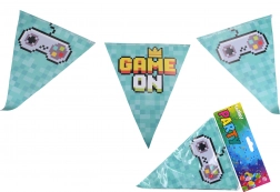 Party vlaggetjes SPEL 16 × 20 cm, 8 stuks