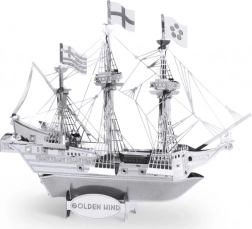 Metal Earth 3D metalen model van het schip Golden Hind