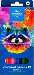Zeskantige kleurpotloden KOH-I-NOOR 12 stuks Wasbeer