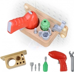 Masterkidz Tool Set with Drill and 8 Elements for STEM Science-Creative Board