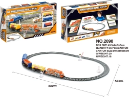 Ensemble de train électrique pour enfants avec voie de 170 cm