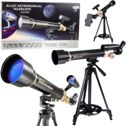 Aluminium educatieve astronomische telescoop 50/500 met statief en accessoires