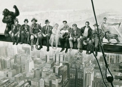 SCHMIDT Puzzle Lunch Time, parody of a famous photograph, 1000 pieces