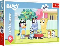 Puzzel TREFL BLUEY 100 stukjes – vrolijke wereld