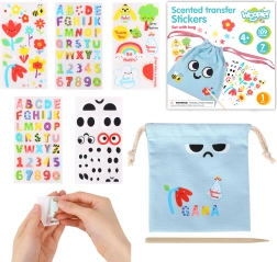 Kit créatif sachet magique avec autocollants WOOPIE ART&FUN – lot de 10 pièces