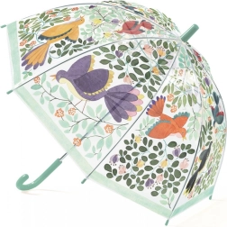 Kids' umbrella - flowers and birds, medium